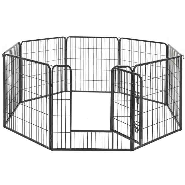 メタル ペット プレイペン 八角形 フェンス 長方形 8 Playpen 鉄製 変形自由ゲージ 室内 Panel 正方形 ペットケージ ケージ 犬小屋  Pet 大型犬 ペットサークル 犬 8パネル Metal 屋外 ペット用品 ドックラン 折りたたみ