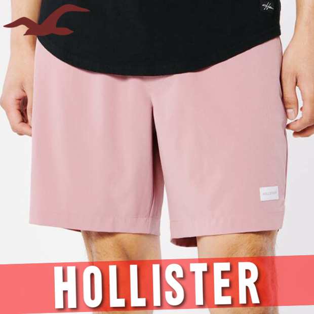 フラワーオブライフ Hollister ホリスター ショート ハーフパンツ 短パン メンズ ハイブリッド アクティブ ショートパンツ 7