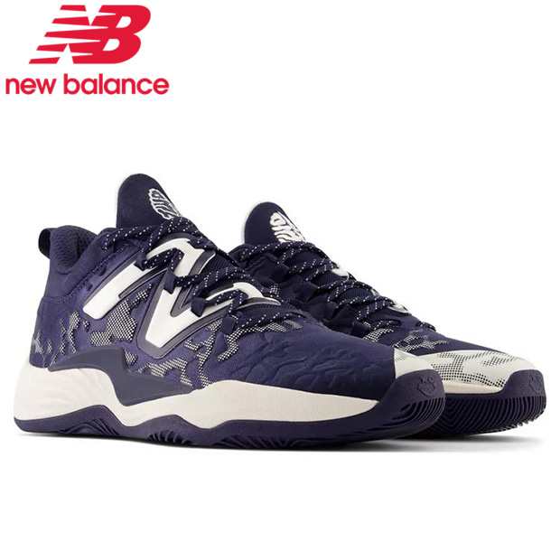 ニューバランス シューズ メンズ バスケットボール New Balance TWO WXY v3 Basketball Shoes Navy White