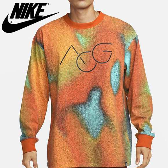 NIKE ナイキ ロングTシャツ ロンT 長袖 メンズ ACG オールオーバー