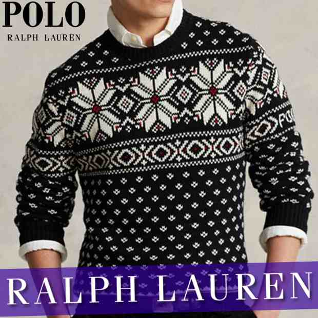 POLO RALPH LAUREN スノーフレークセーター-