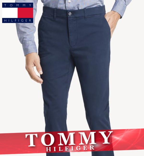 トミーヒルフィガー チノパン カラーパンツ メンズ ヘリテージ ソリッド フラットフロント ボトムス ズボン 新作 Tommyの通販はau Pay マーケット Bumps