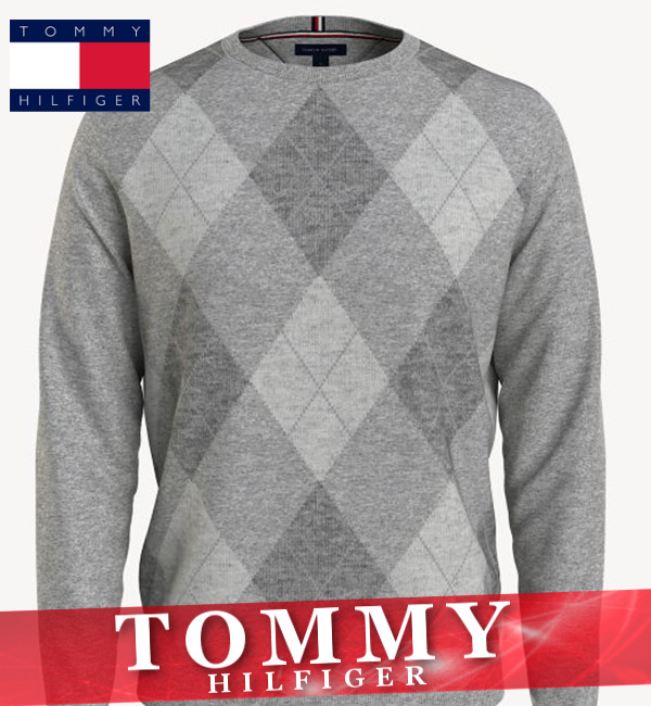 トミーヒルフィガー セーターニット メンズ アーガイル セーター 新作の通販はau Pay マーケット Bumps バンプス