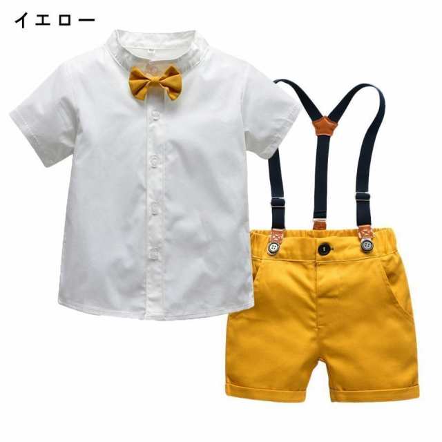子供服ベビー服男の子フォーマルスーツ半袖ボーイズ子供スーツキッズサスペンダー紳士服結婚式七五三初節句発表会708090100110120130の通販はau  PAY マーケット - 防犯カメラハウス