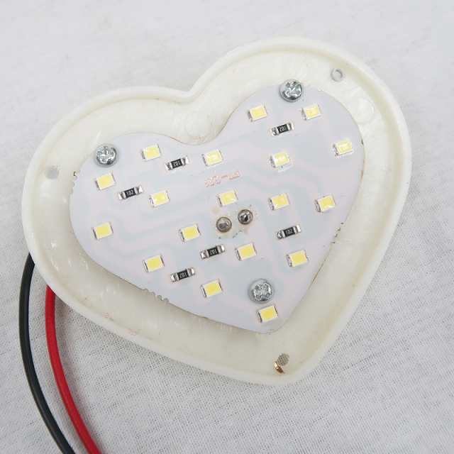 24V LED15発 レア物 レトロ ハート マーカーランプ デコトラパーツ