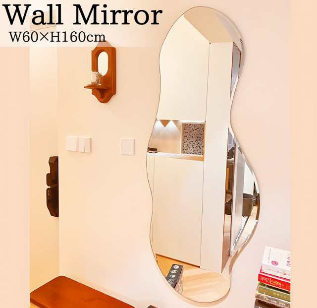 ウォールミラー 北欧 姿見 壁掛けミラー 全身鏡 壁掛け シンプル 韓国