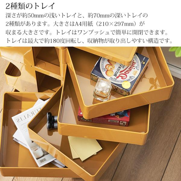 ボビーワゴン 3段5トレイ Boby Wagon 収納ラック キャスター付き Joe