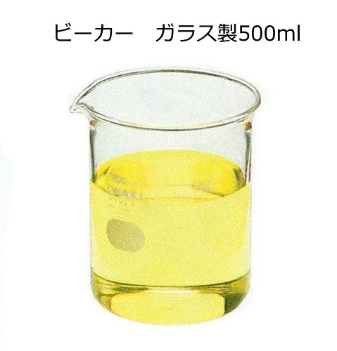 ビーカー ガラス製 500ml 理科 試験管 フラスコ 実験 目盛付 耐熱 道具 学習 研究 の通販はau Pay マーケット 手作り工房 遊