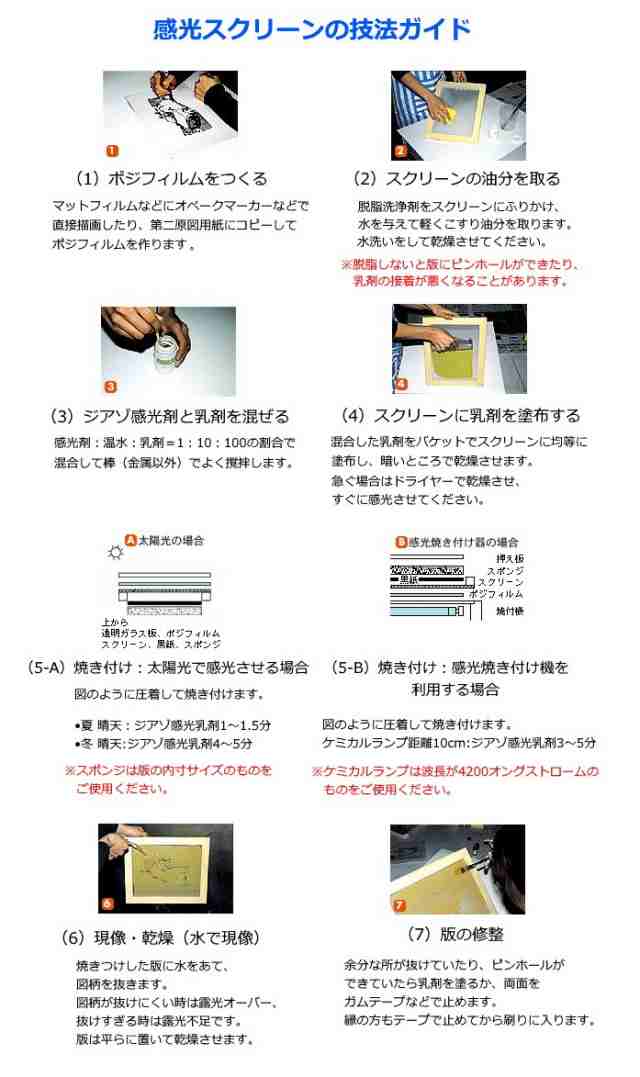 感光スクリーンセット DX /版画 シルクスクリーン 技法 ジアゾ インク フィルム 感光乳剤の通販はau PAY マーケット - 手作り工房 遊 感光スクリーンセット DX /版画 シルクスクリーン 技法 ジアゾ インク フィルム 感光乳剤の通販はau PAY マーケット - 手作り工房 遊
