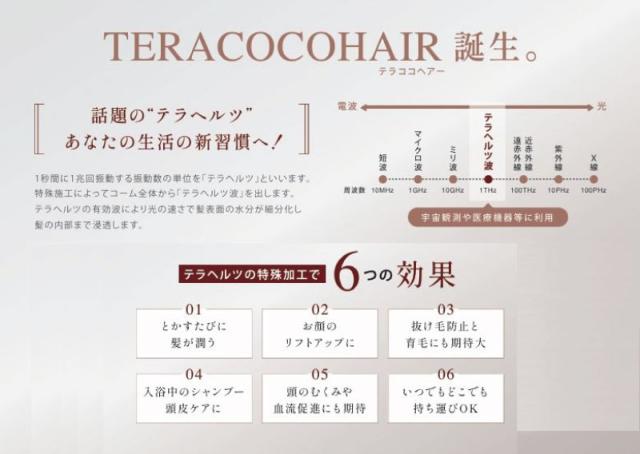 テラココヘアー TERACOCOHAIR 【公式販売店】ヘアコーム テラヘルツ_2