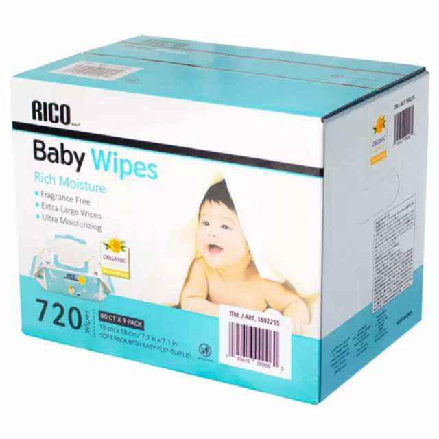 リコベビーワイプ RICO Baby Wipes　80枚