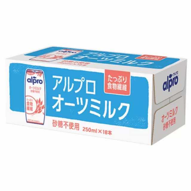 PAY　マーケット　飲料　コストコ　オーツミルク　250ml×18本）食物繊維　PAY　42643の通販はau　au　マーケット－通販サイト　砂糖不使用　アルプロ　ヘルシー　アイテンプ　ダノンジャパン　オーツ麦