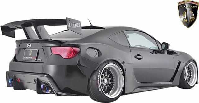 【Ms】 トヨタ 86 ハチロク ZN6 / スバル BRZ ZC6 (前期/後期) AIMGAIN GT-F フロントフェンダーフィン 左右 ／／  FRP 未塗装 エイムゲイ