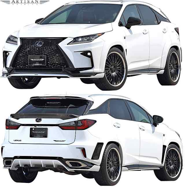 【Ms】 レクサス 前期 20系 RX300 RX200t RX350 RX450h F-SPORT (2015.10-2019.7) ARTISAN  SPIRITS フロントバンパーガーニッシュ 2P ／