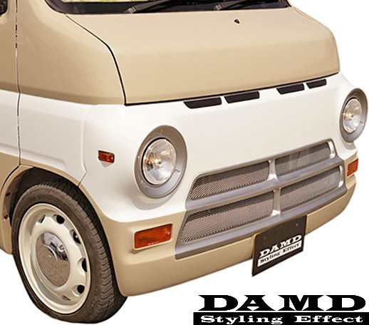 【Ms】 ホンダ アクティ / ホビオ / バモス LA/ABA-HM1・2 (2001.9-2005.12) DAMD LOCO BOY TYPE2  フロントバンパーフェイス ／／ ダムド｜au PAY マーケット