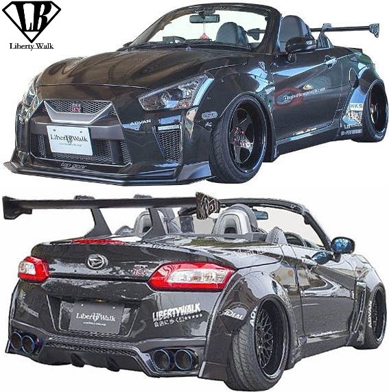 Ms ダイハツ コペン La400k 14y Lb Nation Copen Gt K Ver 1 Gtウィング コンプリートボディキット 4点 Liberty Walk エアの通販はau Pay マーケット エムズインターナショナル Au Pay マーケット店