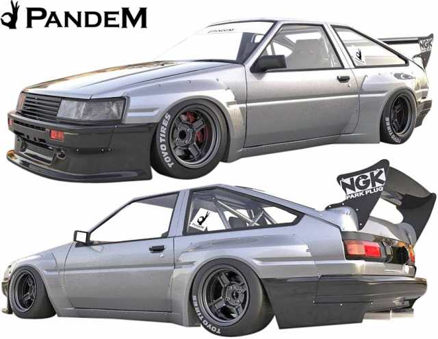 Ms トヨタ Ae86 カローラレビン 19 5 1987 5 Pandem ワイドボディ フルキット 6点 ハチロク パンデム Frp製 エアロ カスタム の通販はau Pay マーケット エムズインターナショナル Au Pay マーケット店