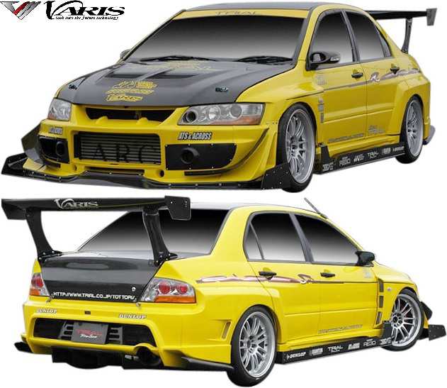 Ms】 三菱 CT9A ランサーエボリューション8 (2003-2005) VARIS エアロ