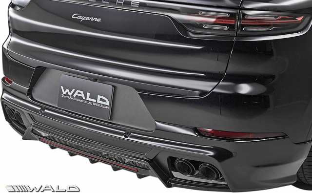 WALD カイエン 9YA サイドステップ ブラックバイソン ポルシェ PORSCHE