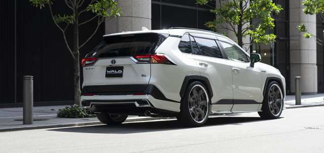 【Ms】 トヨタ RAV4 G/X 前期 ( R1.4- ) WALD SPORTS LINE リアスカート ／／ ABS 未塗装 ヴァルド バルド  エアロ パーツ 外装 改造 カス