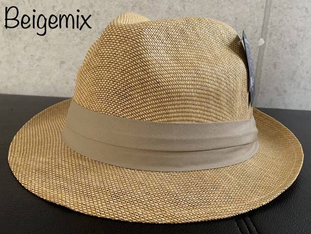 帽子 日本製 ミックス織り ストロー ハット 中折れ 段巻帯 サイズ調整 春 夏 メンズ レディース 男女兼用 シンプル 定番の通販はau Pay マーケット Green Clover