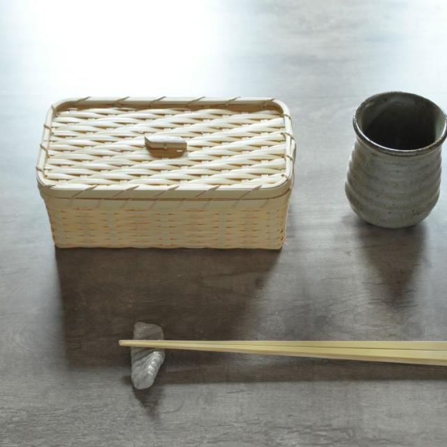 予約販売 ゴザ目弁当 角長 竹弁当 竹かご弁当箱 弁当箱 白竹ゴザ目弁当 ランチボックス 天然素材 エコ キャンプ 運動会 イベント の通販はau Pay マーケット Utatane
