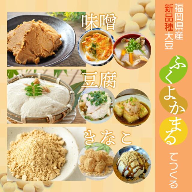 福岡県産大豆《ふくよかまる･特定加工用大豆合格･中粒》30kg／送料無料 チャック付 大豆 フクヨカマル ソイリッチ 豆乳 乾燥豆 豆腐 味噌 こわけや_8