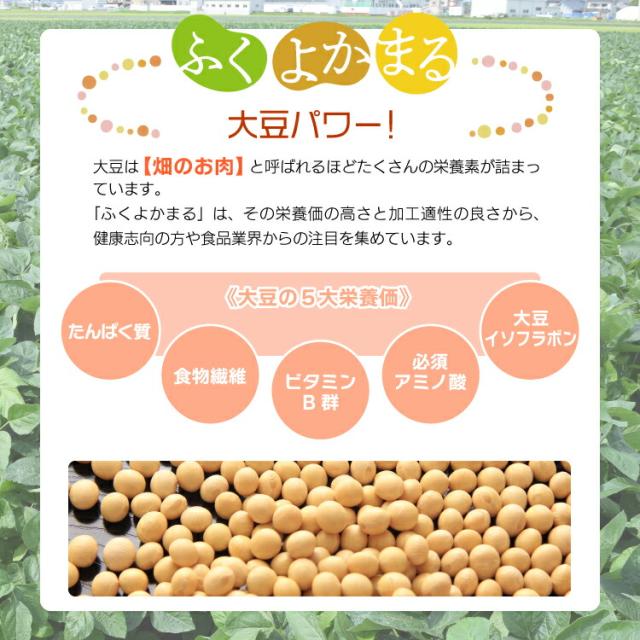 福岡県産大豆《ふくよかまる･特定加工用大豆合格･中粒》30kg／送料無料 チャック付 大豆 フクヨカマル ソイリッチ 豆乳 乾燥豆 豆腐 味噌 こわけや_7