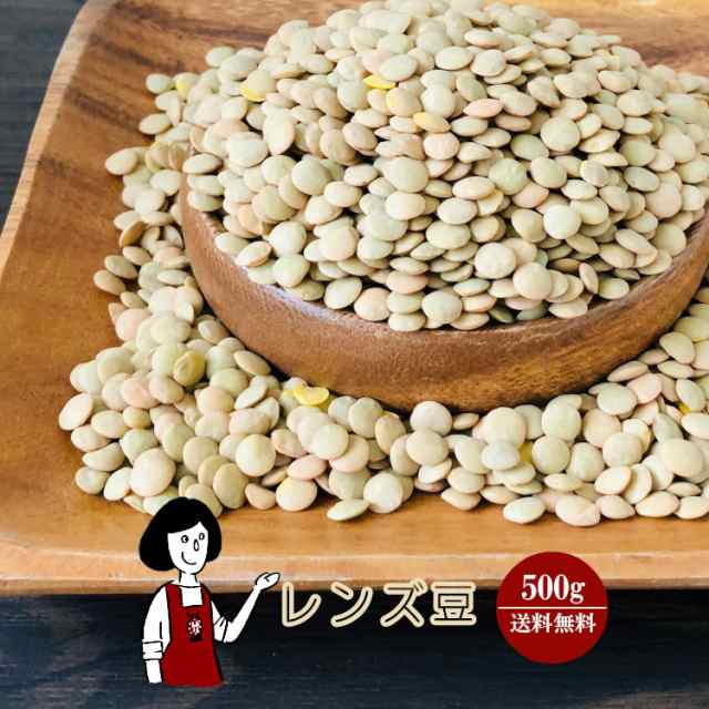 レンズ豆 500g チャック付 - 乾燥豆類