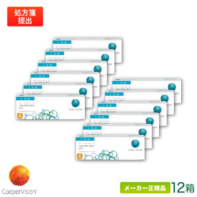 ワンデーバイオメディックス トーリック 12箱セット (1日使い捨て 乱視用 コンタクト クーパービジョン 1day biomedics toric 高含水率 UVカット)