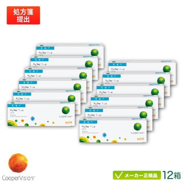 マイデイ トーリック 12箱セット (1日使い捨て 乱視用 コンタクト スマートシリコーン クーパービジョン myday 1day toric 高含水率 UVカット)