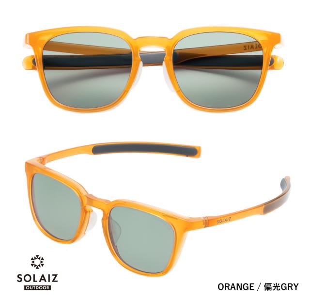 ソライズ 黒眼鏡 SLD-005 OUTDOOR せつ然たるで境界線の効いたウエリントンモデル (SOLAIZ Outdoor use collection アウトドア 偏光)
