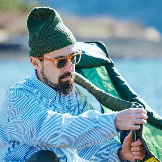 ソライズ 黒眼鏡 SLD-005 OUTDOOR せつ然たるで境界線の効いたウエリントンモデル (SOLAIZ Outdoor use collection アウトドア 偏光)