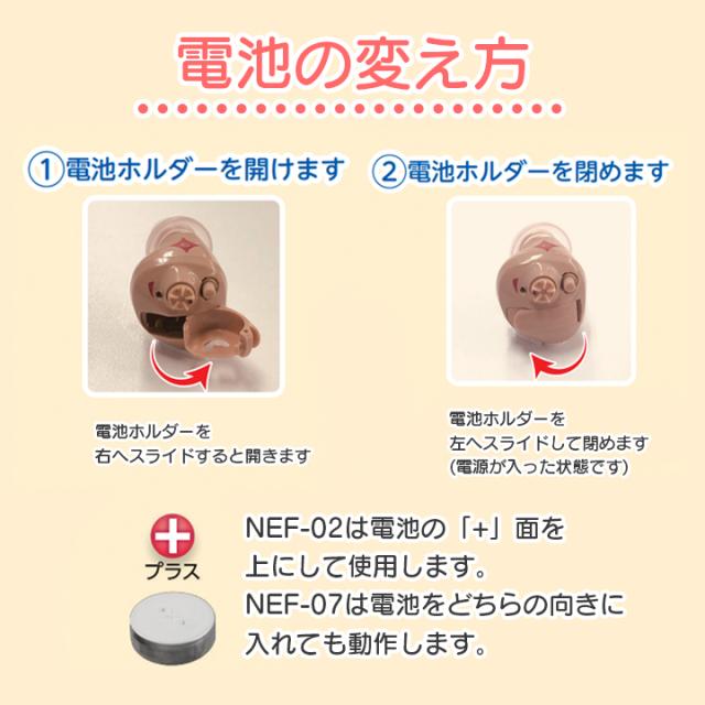 ニコン 補聴器 イヤファションステップ NEF-07 片方 (デジタル Nikon)_4