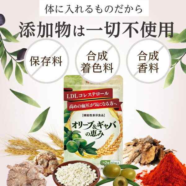 血圧 コレステロール ギャバ ストレス サプリ 食べ物 オリーブ 下げる 60粒 和漢の森 高 めの 血圧 サプリメント LDLコレステロール 悪玉の通販はau  PAY マーケット - 和漢の森 au PAY マーケット店