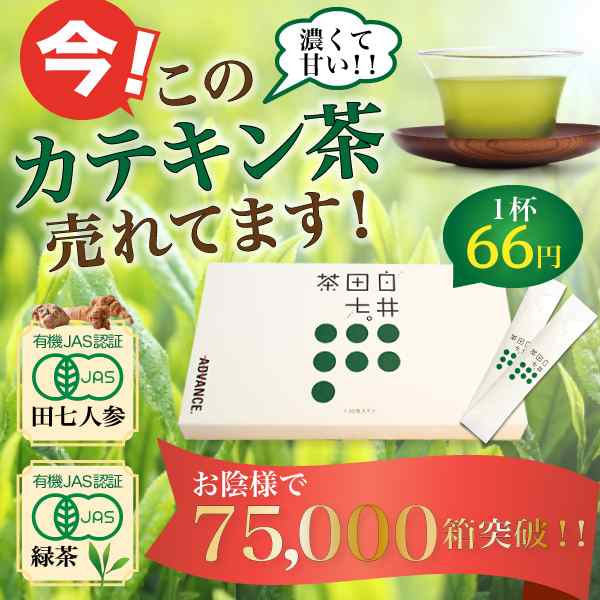 値下げ！！！白井田七茶　30包2個セット！