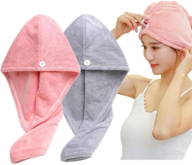 ヘアドライタオル ドライキャップ 速乾 軽量 シャワーキャップ 強い吸水性 お風呂上がり タオルキャップ ふわもこ ヘアターバン ヘアキャの通販はau Pay マーケット Zuisei