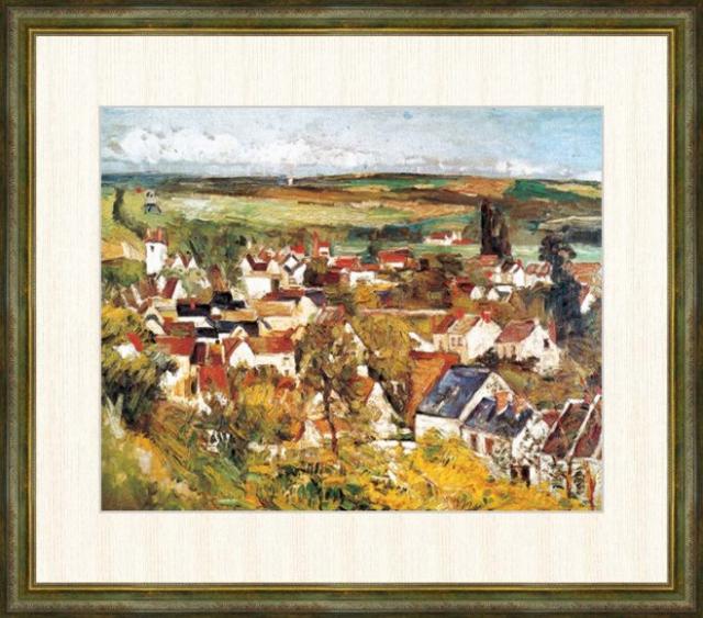 クライマックスセール再値下げ F6 世界の名画額 オヴェールの展望 セザンヌ 有名美術館 レプリカ モダン インテリア 壁掛け 階段飾り 送料無料 G4 Bm127 気質アップ Www Endocenter Com Ua