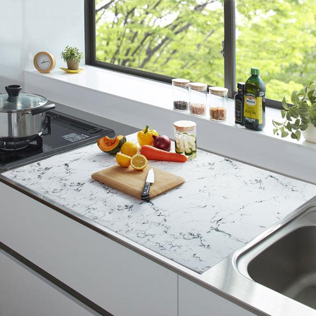 ふわピタ！ 60×40cm 調理台マット 衝撃吸収 耐熱 すべり止め 調理補助 便利 キッチン雑貨の通販は