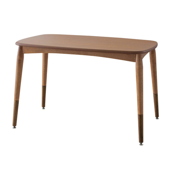 こたつ 炬燵 本体 ブラウン テーブル W90×D55×H38/55cm 高さ調節可 木目調 角丸テーブル 長方形 リビング ダイニング 【送料無料】