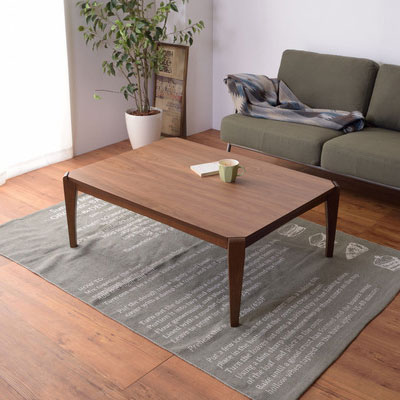 こたつ 炬燵 本体 ブラウン テーブル W75×D75×H38cm 木目調 正方形 リビング ダイニング 【送料無料】