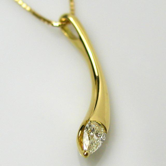 東京宝石科学アカデミー　鑑定書付　K18ダイヤモンドPDN　0.308ct　K-SI1の通販は