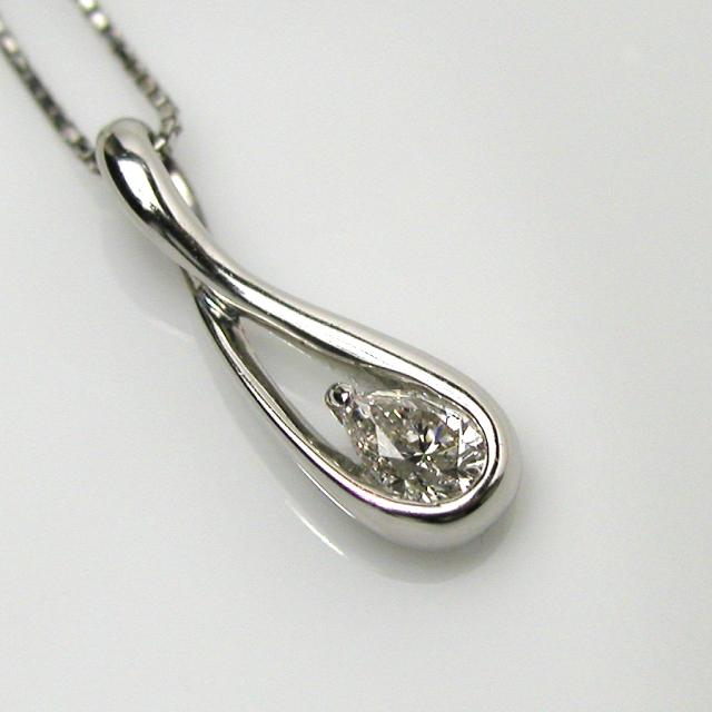 東京宝石科学アカデミー　鑑定書付　PTダイヤモンドPDN　0.403ct　 G-SI2