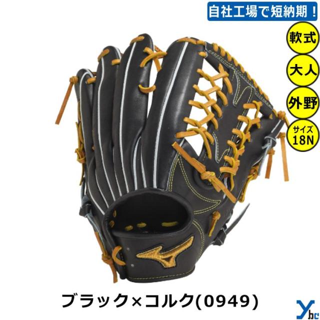 刺繍サービス ミズノプロ 野球 外野手用 軟式グラブ Classic BSS