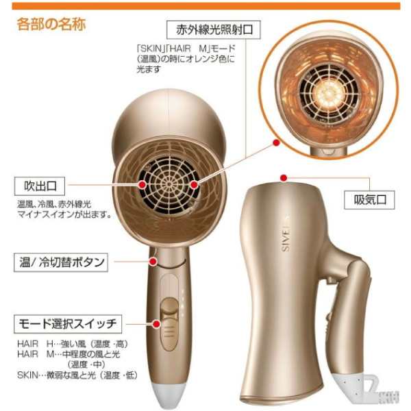 シヴァーズ マジック SIVERS Magick ドライヤー型 美顔器 rec-4560432948883【新品・国内正規品】