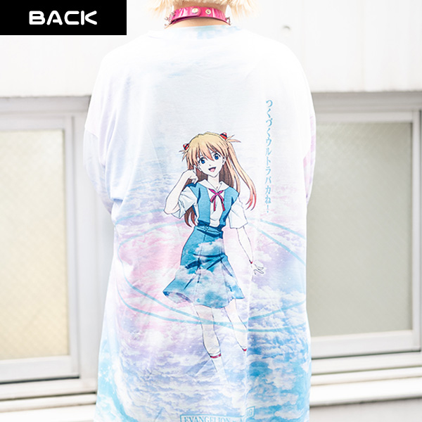 レイ アスカ ヒュージtシャツ エヴァンゲリオン Eva キャラクター 半袖 トップス カットソー 原宿 原宿系 ゆめかわいい ゆめかわ ファッの通販はau Pay マーケット Acdc Rag Au Pay マーケット店