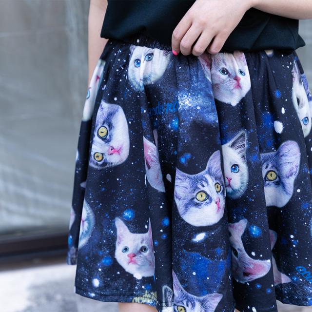 Catフレアスカート 猫柄 ねこ柄 ネコ柄 猫 原宿 原宿系 ファッション スカート レディース ゆめかわいい ゆめかわ 派手カワ 個性的 総柄 の通販はau Pay マーケット Acdc Rag Au Pay マーケット店 猫柄鉛筆スカート Swimstore Pl