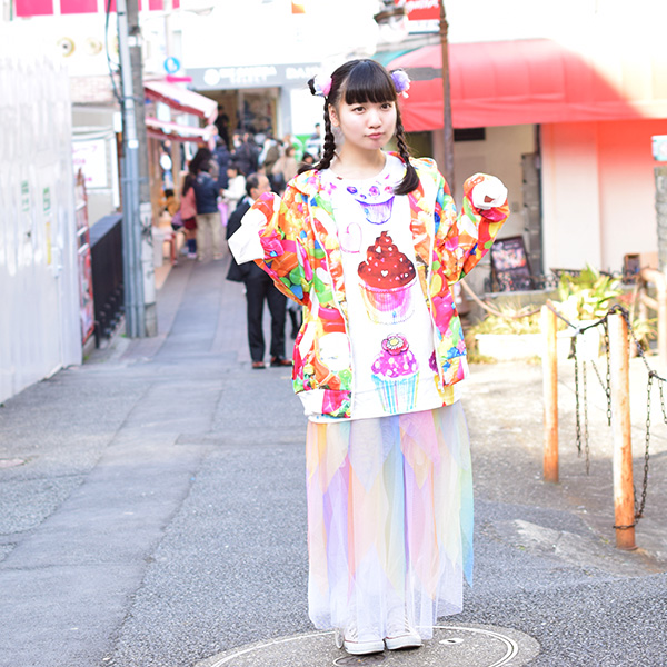 Popキャンディーzipパーカー 原宿系 ファッション パーカー 派手 かわいい 派手カワ カラフル 大きいサイズ オーバーサイズ 長袖 薄手 レの通販はau Pay マーケット Acdc Rag Au Pay マーケット店