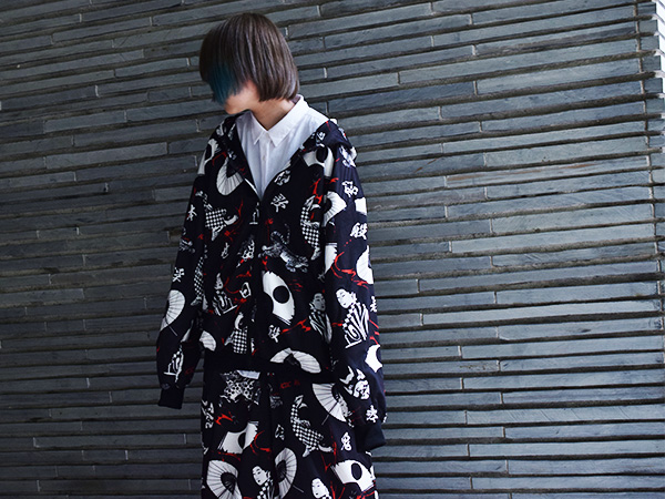 カブキzip Bigパーカー 和柄 原宿 原宿系 ファッション レディース メンズ パーカー 漢字 セットアップ 病みかわいい パンク ロック 長袖の通販はau Pay マーケット Acdc Rag Au Pay マーケット店