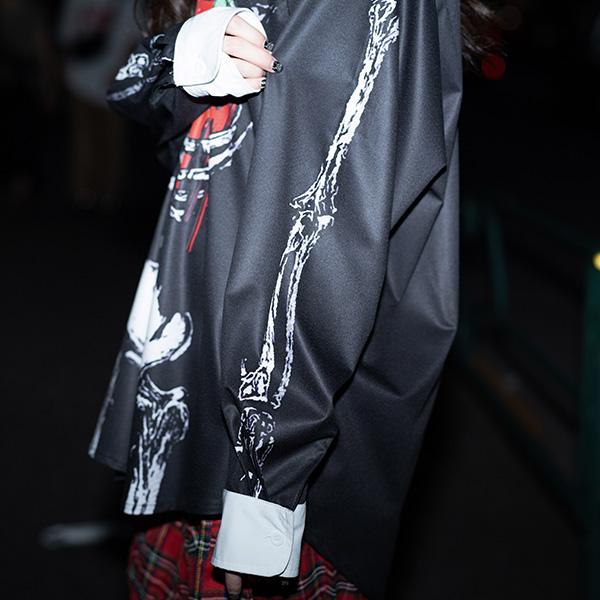 タレストロベリー シャツ 長袖 パンク ロック V系 ファッション バンギャ 原宿系 原宿 韓国 レッド 病み 病みかわいい 派手カワ 個性的 の通販はau Pay マーケット Acdc Rag Au Pay マーケット店